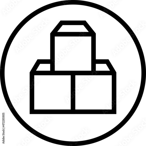 Sugar free label line icon, vector illustration