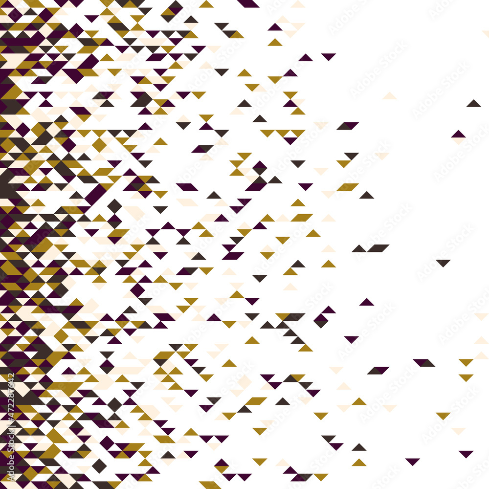 Naklejka premium Abstract Geometric Pattern generative computational art illustration