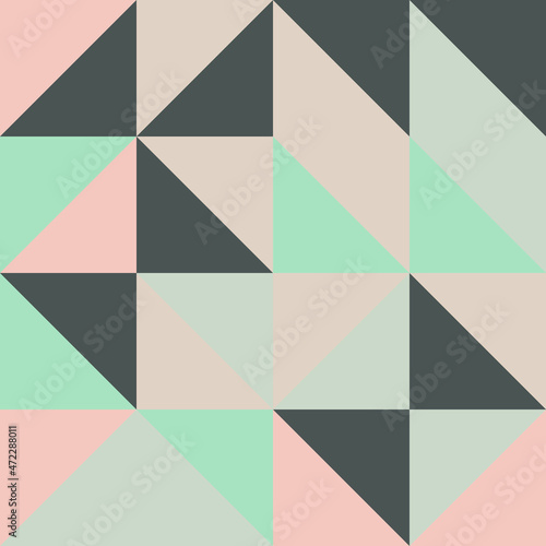 Abstract Geometric Pattern generative computational art illustration