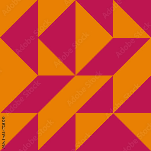 Abstract Geometric Pattern generative computational art illustration