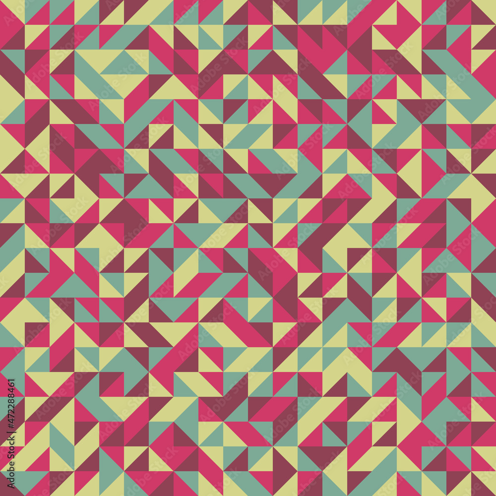 Abstract Geometric Pattern generative computational art illustration