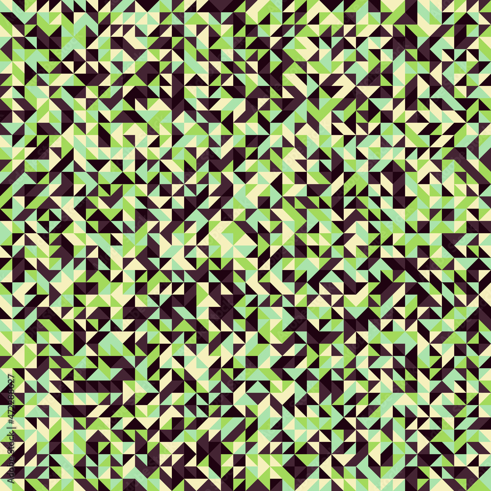 Fototapeta premium Abstract Geometric Pattern generative computational art illustration
