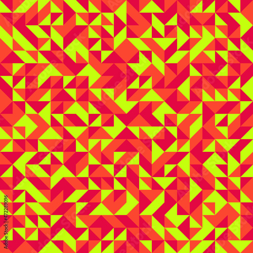 Abstract Geometric Pattern generative computational art illustration
