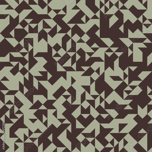 Abstract Geometric Pattern generative computational art illustration