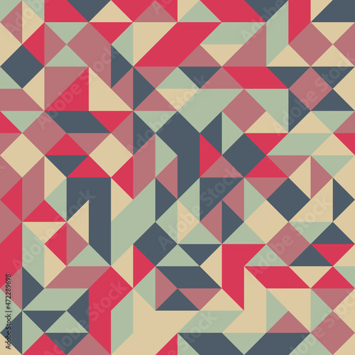 Abstract Geometric Pattern generative computational art illustration