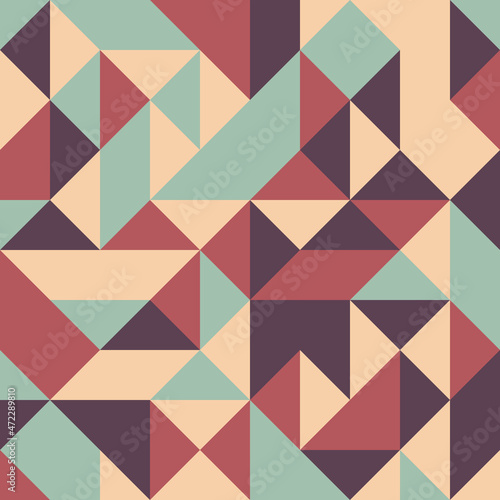 Abstract Geometric Pattern generative computational art illustration