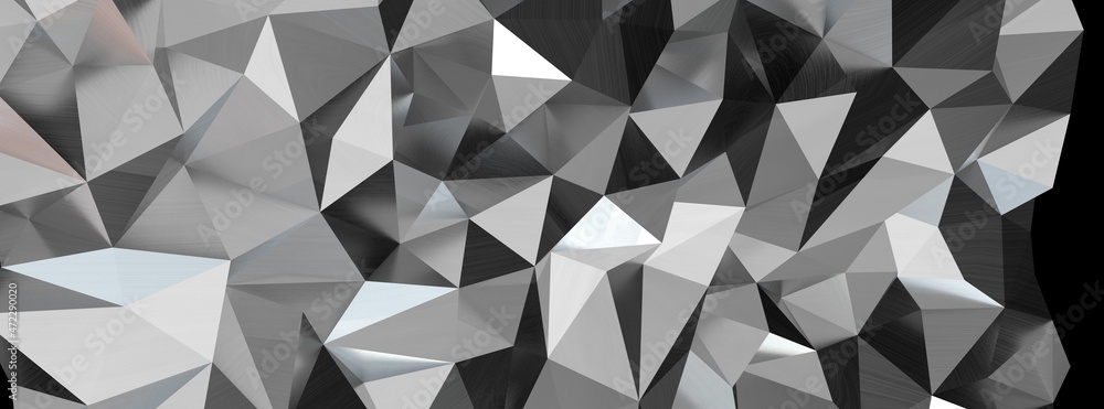 shape. Distorted low poly backdrop with sharp lines. Stock Illustration ...