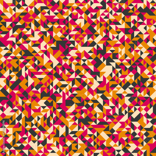 Abstract Geometric Pattern generative computational art illustration