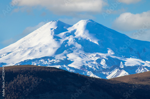 Mountain Elbrus. Russia. Caucasus. Height 5642 meters. 