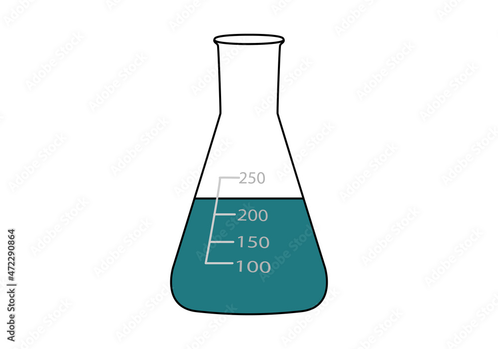 Probeta con bacterias o virus. Material de laboratorio Probeta con bacterias o virus. Material de laboratorio