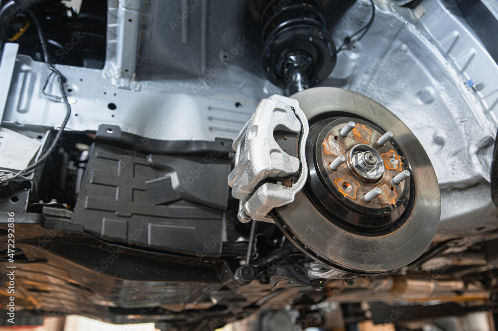 new car brake for shallow depth of field new car brake for shallow depth of field