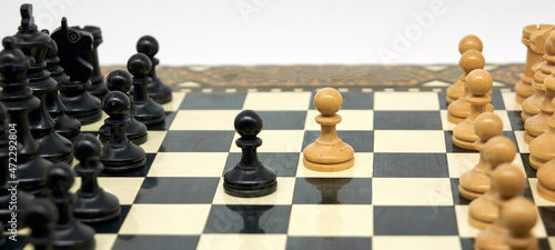 Fotografi Well known chess opening