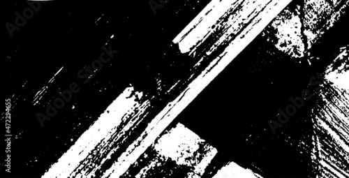 Grunge is black and white. Abstract monochrome background