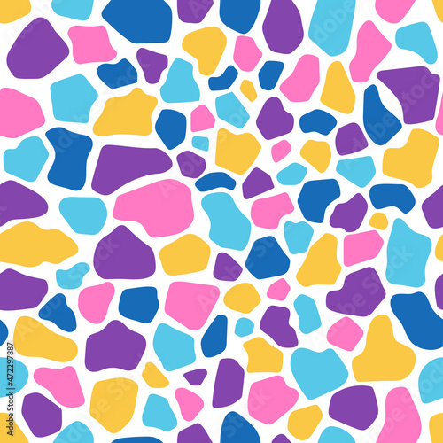 Giraffe skin pattern. colorful children's background