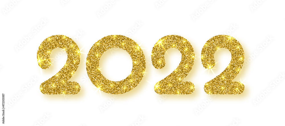 2022 new year background white gold glitter text 2022 new year background white gold glitter text