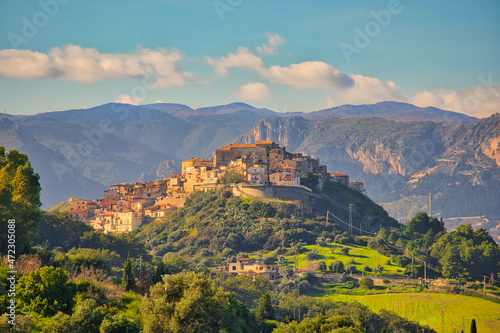 Overview of the hamlet of Monasterace