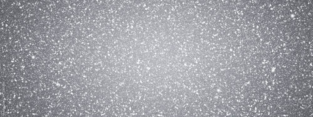 Silver glitter background. Festive shiny banner