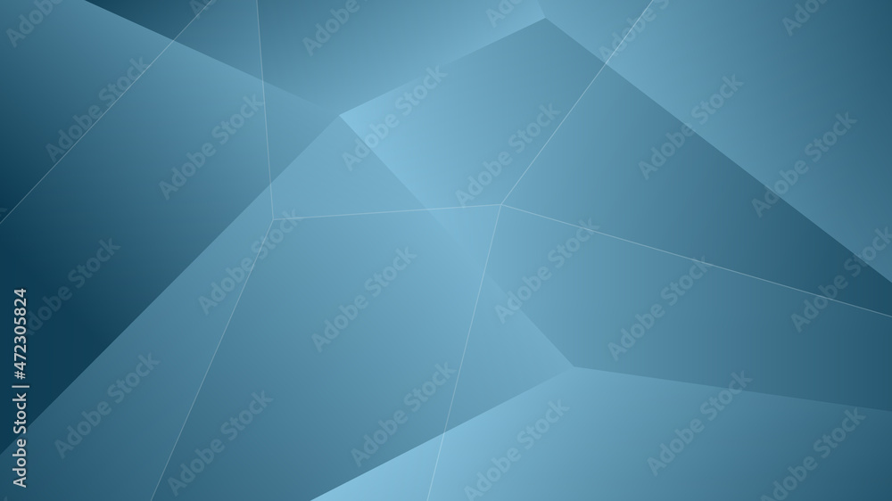 Fototapeta premium Modern Abstract Background with Lowpoly Element and Gradient Blue Color