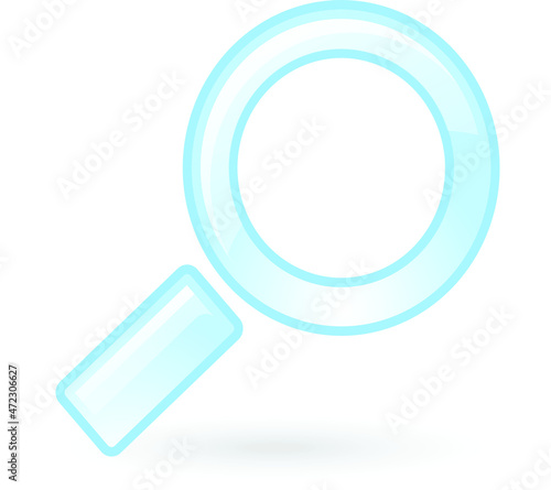 vector magnifying icon
