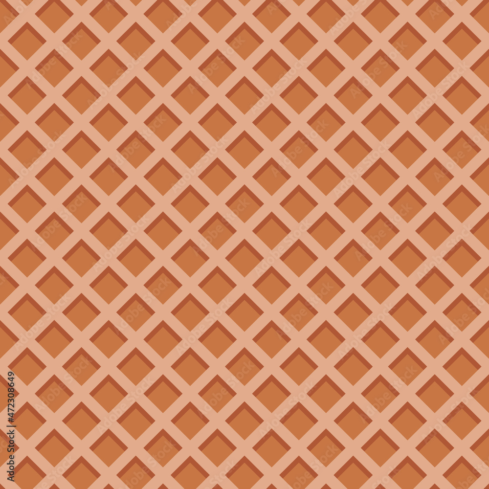 Seamless realistic wafer pattern for concept design. Sweet seamless. Vector illustration Seamless realistic wafer pattern for concept design. Sweet seamless. Vector illustration