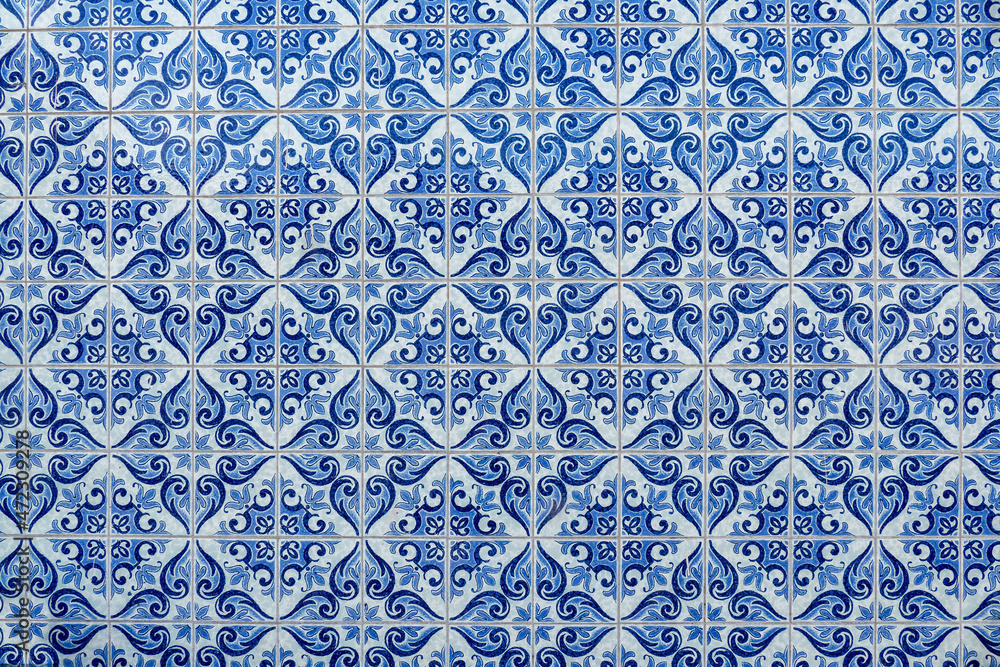 Portuguese blue tile