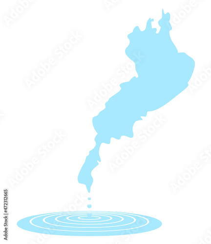 琵琶湖の水