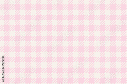 背景　ギンガムチェック　うすピンクと白