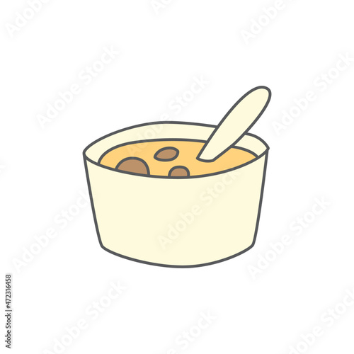 creme brulee, dessert icon symbol in color icon, isolated on white background