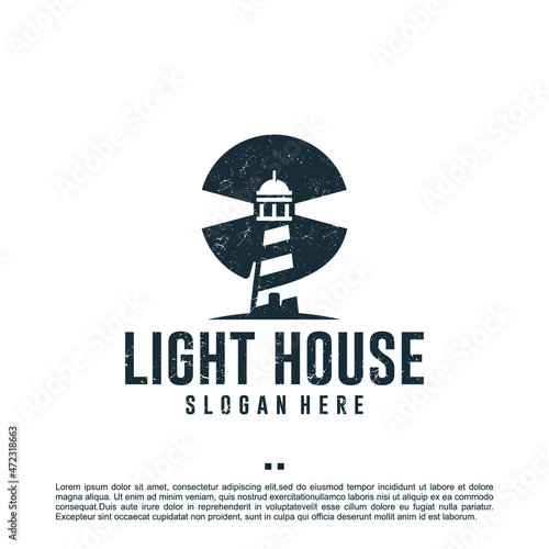 lighthouse ,compass ,logo design inspiration