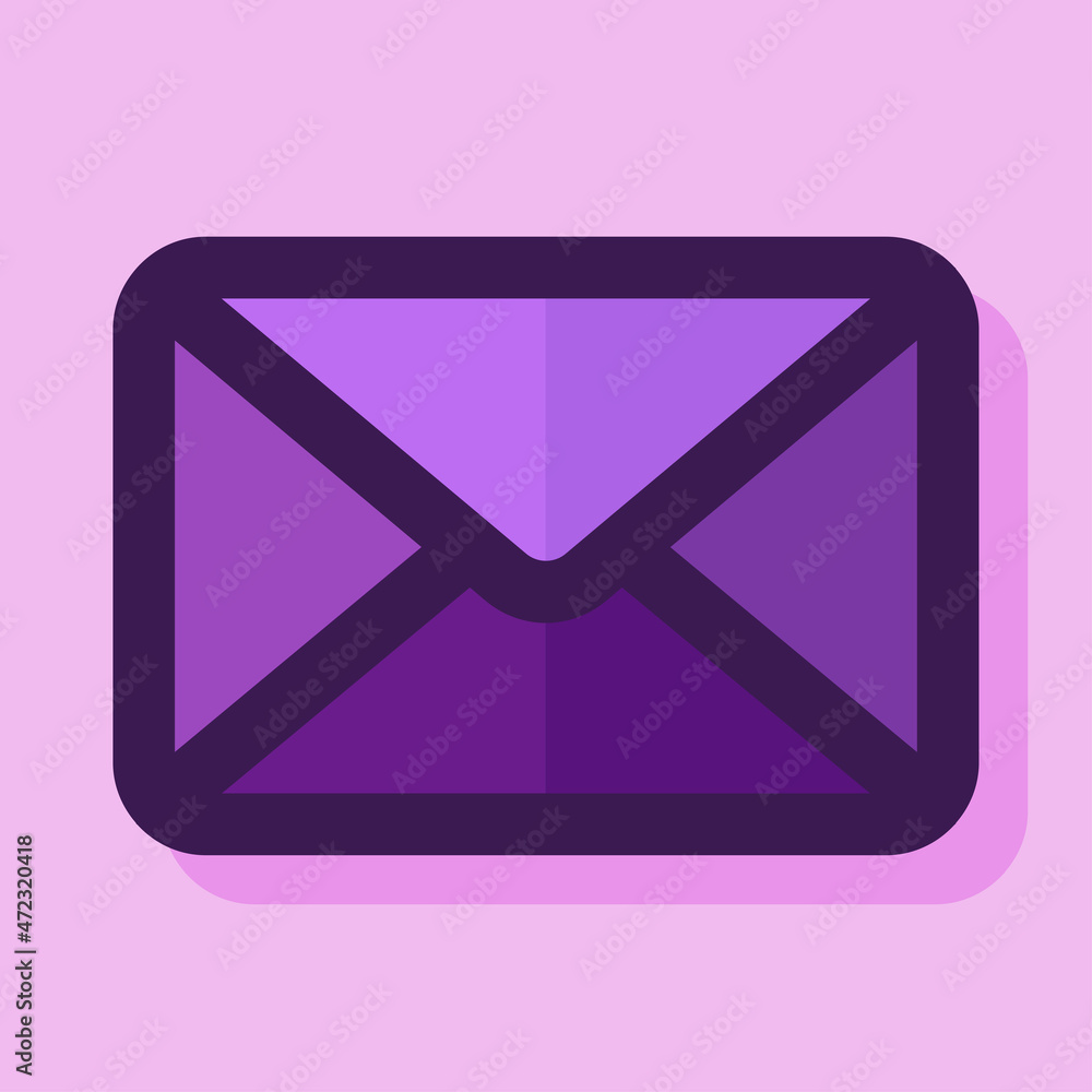 Mail Icon in Filled Line Style for any Purposes. Perfect for Website, Mobile App, Presentation Mail Icon in Filled Line Style for any Purposes. Perfect for Website, Mobile App, Presentation