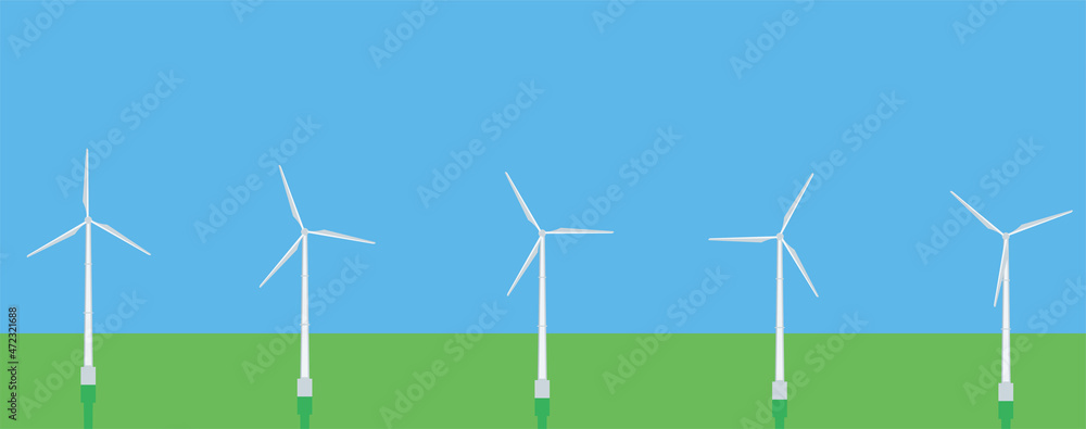 風力発電所のイラスト アイコン クリーンエネルギー 地球温暖化防止カーボンニュートラル SDGs Sustainable Development Goals 風力発電所のイラスト アイコン クリーンエネルギー 地球温暖化防止カーボンニュートラル SDGs Sustainable Development Goals