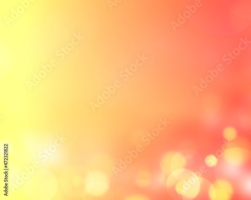 Colorful abstract background with bokeh light for desktop wallpaper for website design, holiday, Christmas and New year background.- Illustration.
