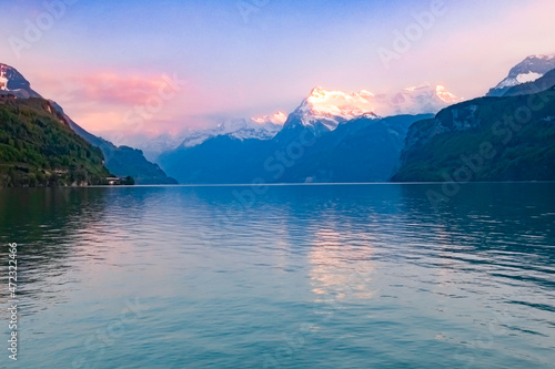 lake Lucerne and mountains © Maria