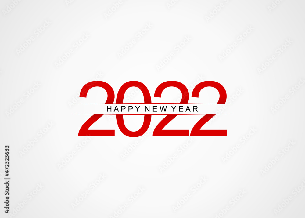 happy new year 2022 text design happy new year 2022 text design