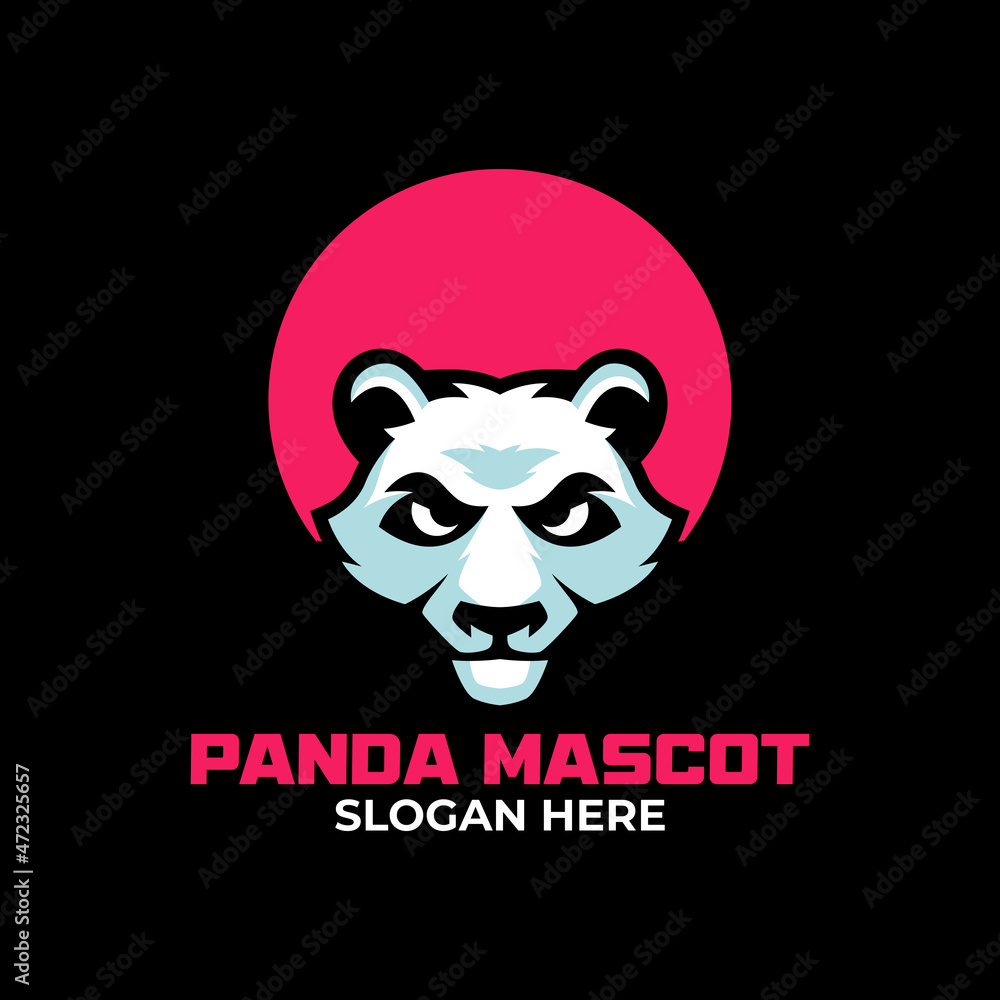 Panda Mascot Logo Templates