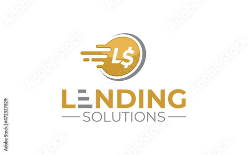 Illustration graphic vector of home loan financial solution logo design template