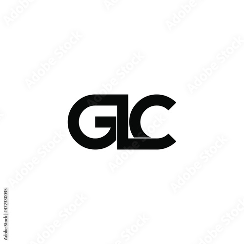 glc letter initial monogram logo design photo