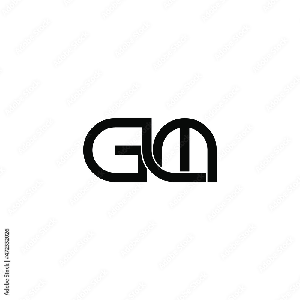 glm letter initial monogram logo design glm letter initial monogram logo design