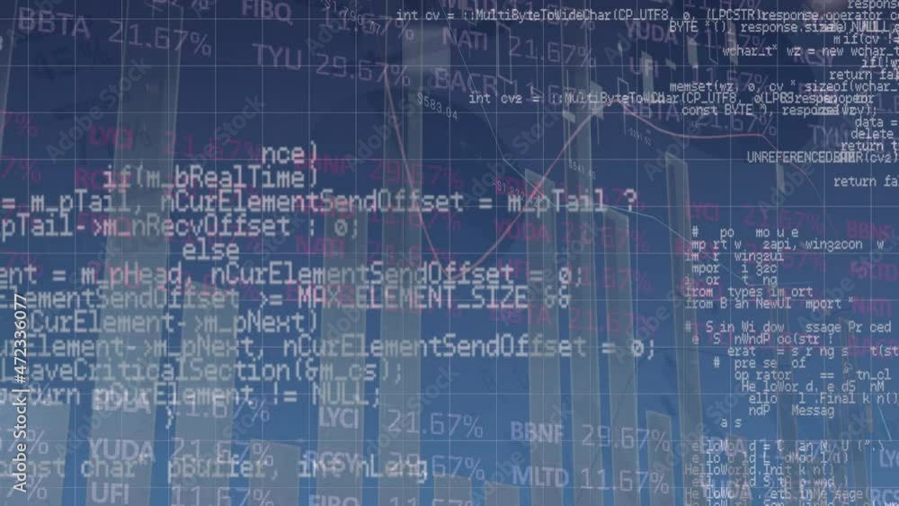Animation of statistics and data processing over grid Animation of statistics and data processing over grid