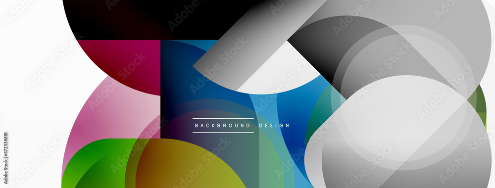 Geometrical minimal wallpaper. Geometric shapes. Vector illustration for wallpaper banner background or landing page Geometrical minimal wallpaper. Geometric shapes. Vector illustration for wallpaper banner background or landing page