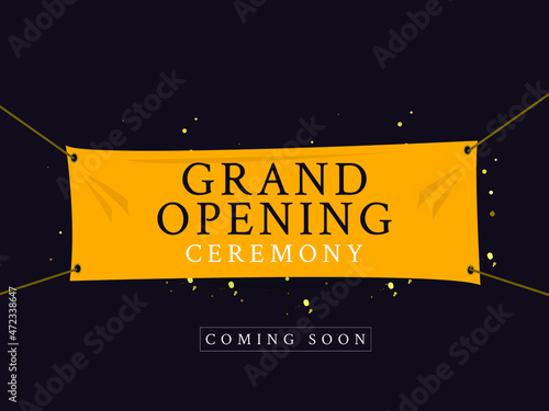 grand opening ceremony banner sale background