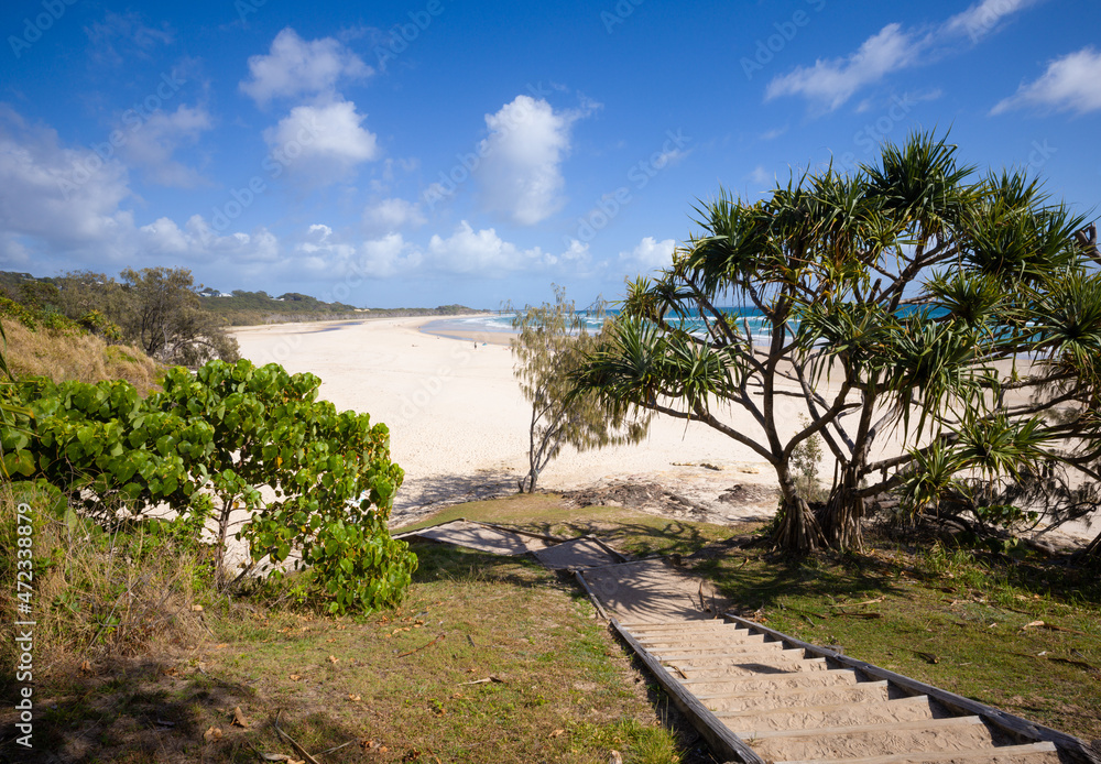 view of Home Beach to Rocky Point, Stradbroke Island view of Home Beach to Rocky Point, Stradbroke Island