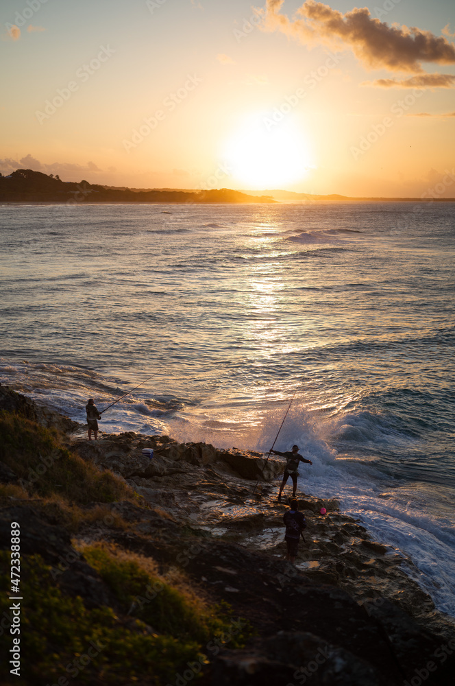 afternoon fishing, Cylinder Point, Stradbroke Island afternoon fishing, Cylinder Point, Stradbroke Island