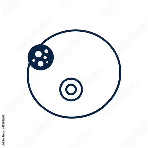 Anatomy or breast tit icon