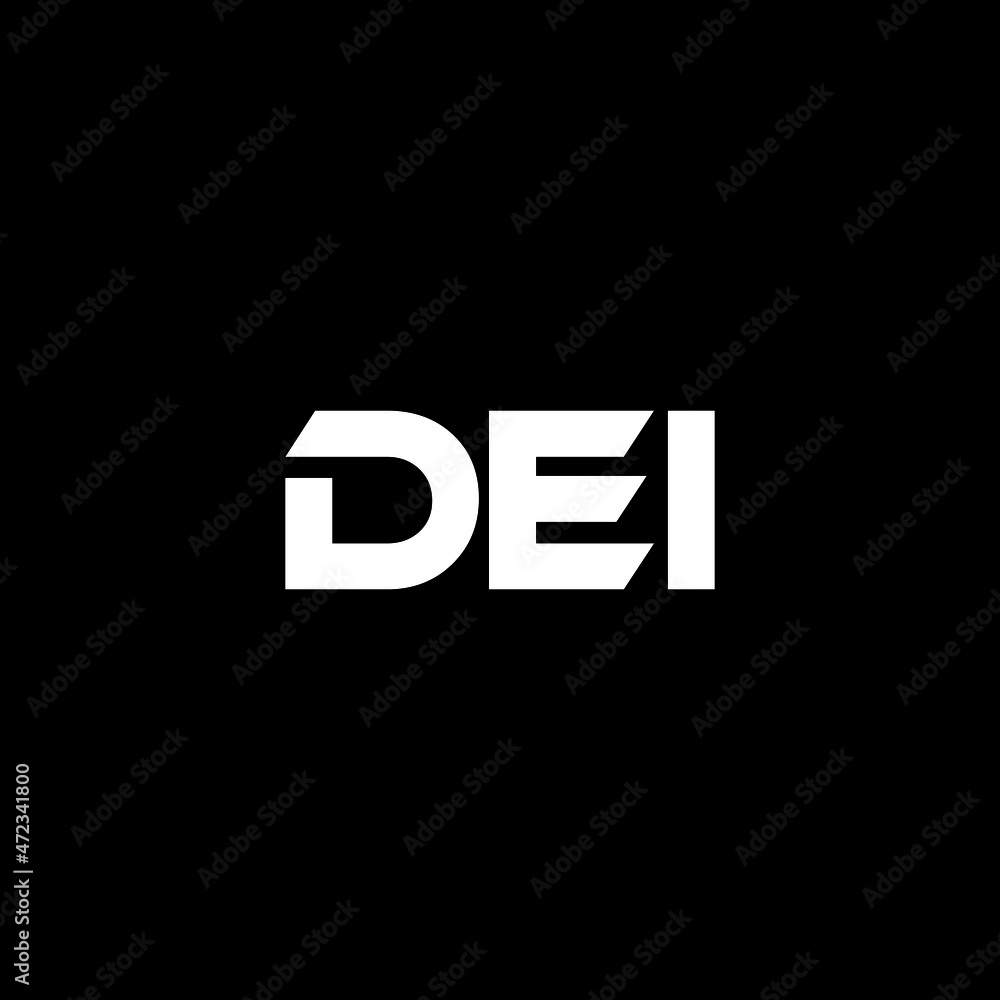 DEI letter logo design with black background in illustrator, vector logo modern alphabet font overlap style. calligraphy designs for logo, Poster, Invitation, etc. DEI letter logo design with black background in illustrator, vector logo modern alphabet font overlap style. calligraphy designs for logo, Poster, Invitation, etc.