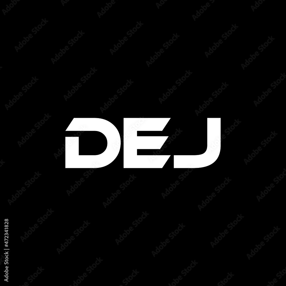 DEJ letter logo design with black background in illustrator, vector logo modern alphabet font overlap style. calligraphy designs for logo, Poster, Invitation, etc. DEJ letter logo design with black background in illustrator, vector logo modern alphabet font overlap style. calligraphy designs for logo, Poster, Invitation, etc.
