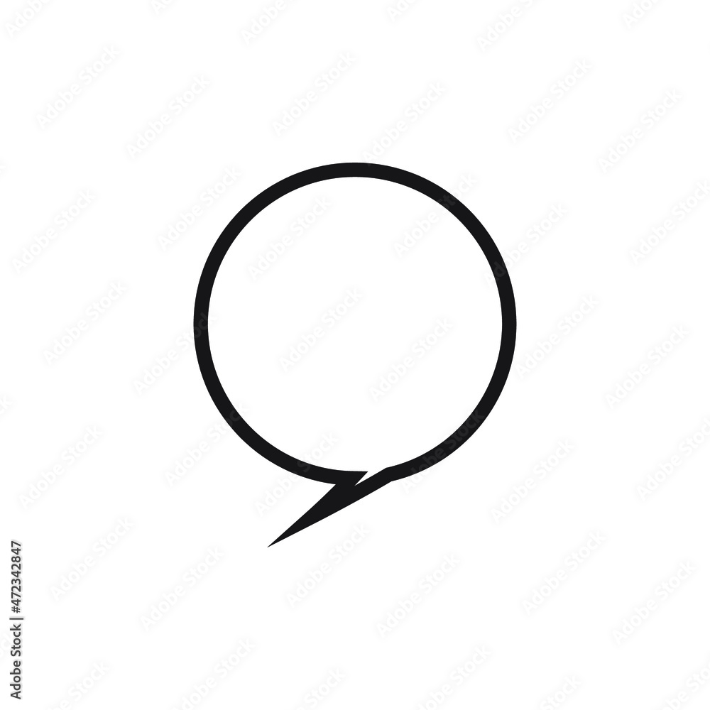 speech bubbles icon vector design templates speech bubbles icon vector design templates