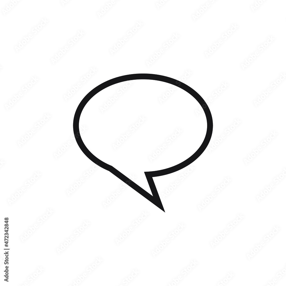 speech bubbles icon vector design templates speech bubbles icon vector design templates
