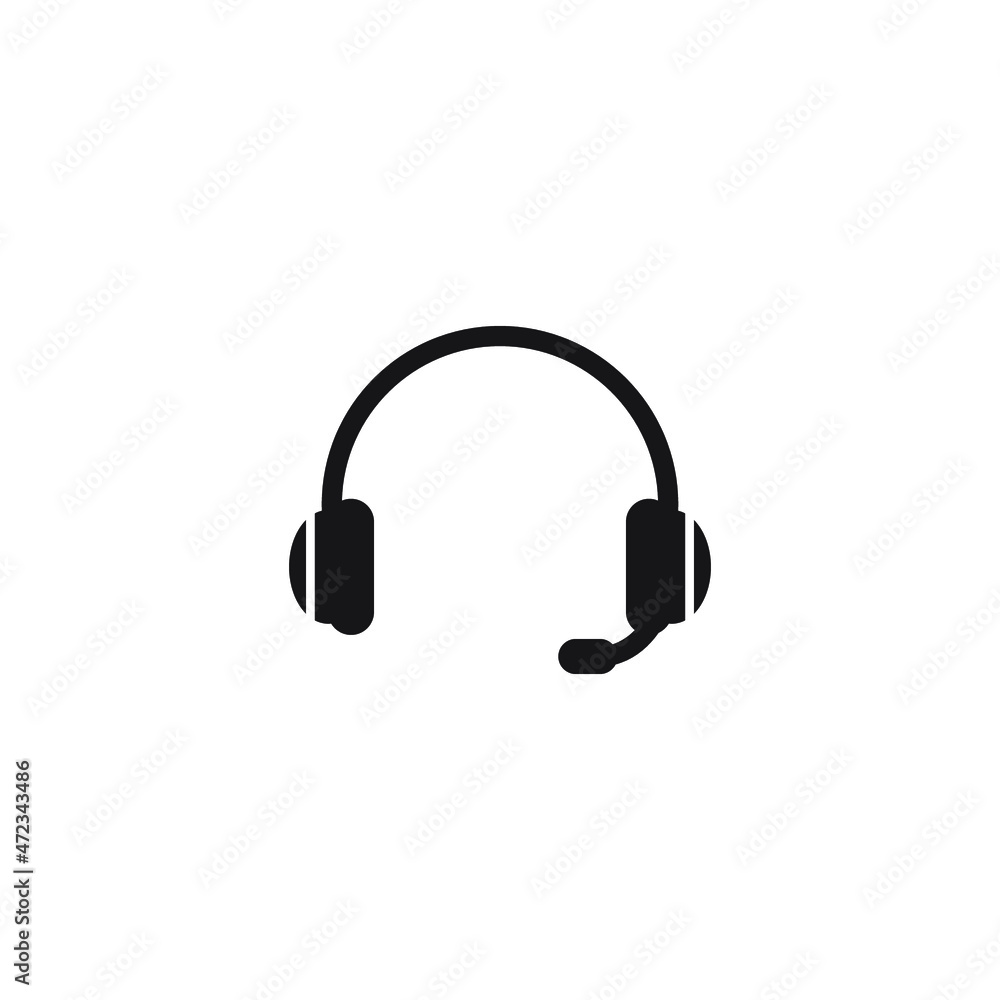 headphone icon vector design templates headphone icon vector design templates