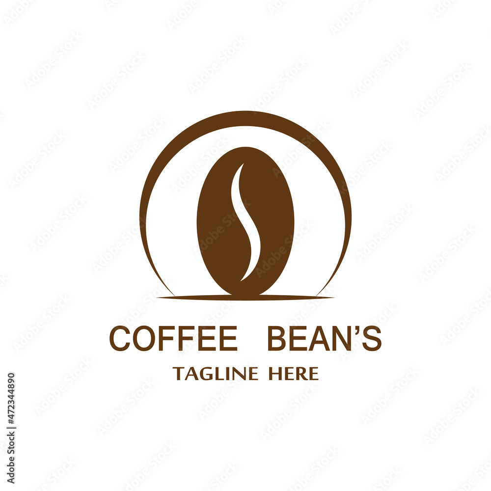 coffee bean icon vector coffee bean icon vector